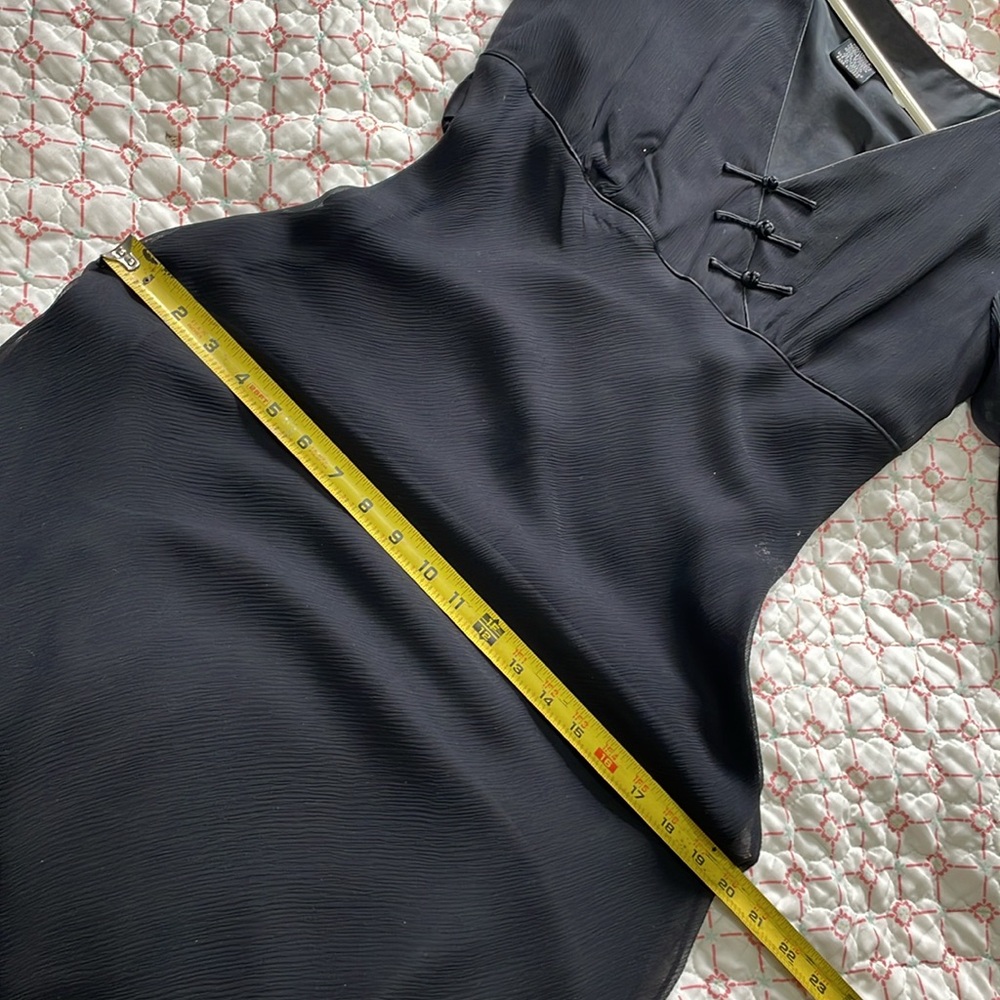 Vintage silk tea dress - Picture 11 of 12